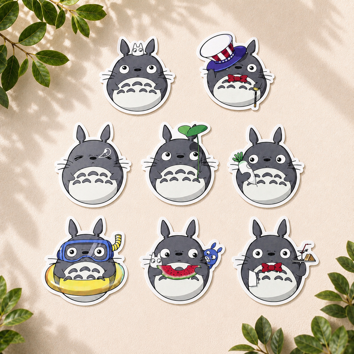 Totoro Sticker – Anime Aufkleber für Laptop & Handy