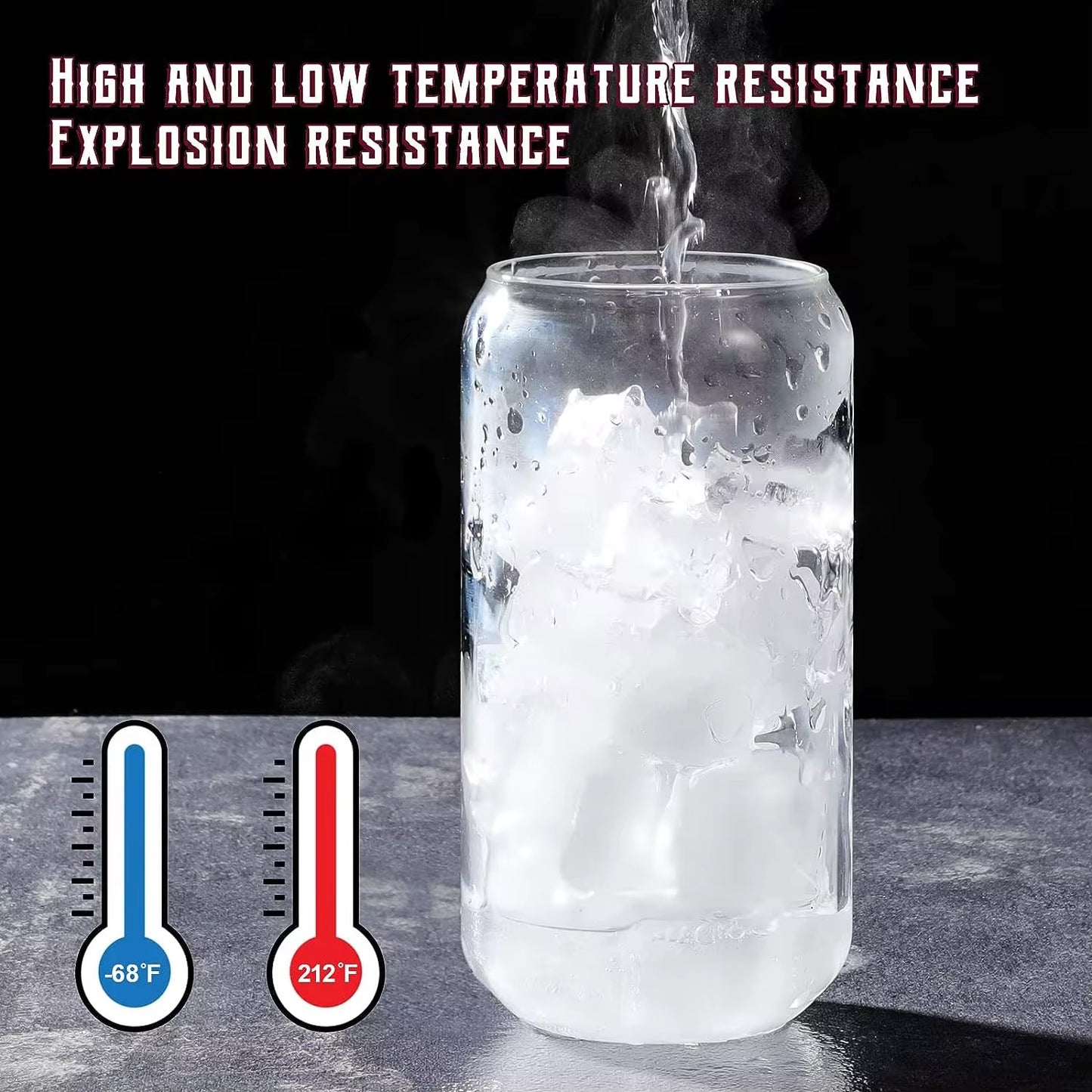 Trinkglas mit Bambus Deckel und Glasstrohhalm | Anime Trinkglas | My Hero Academia Trinkglas | Dabi | Midoriya |Trinkbecher| 560ml| 18 uz.