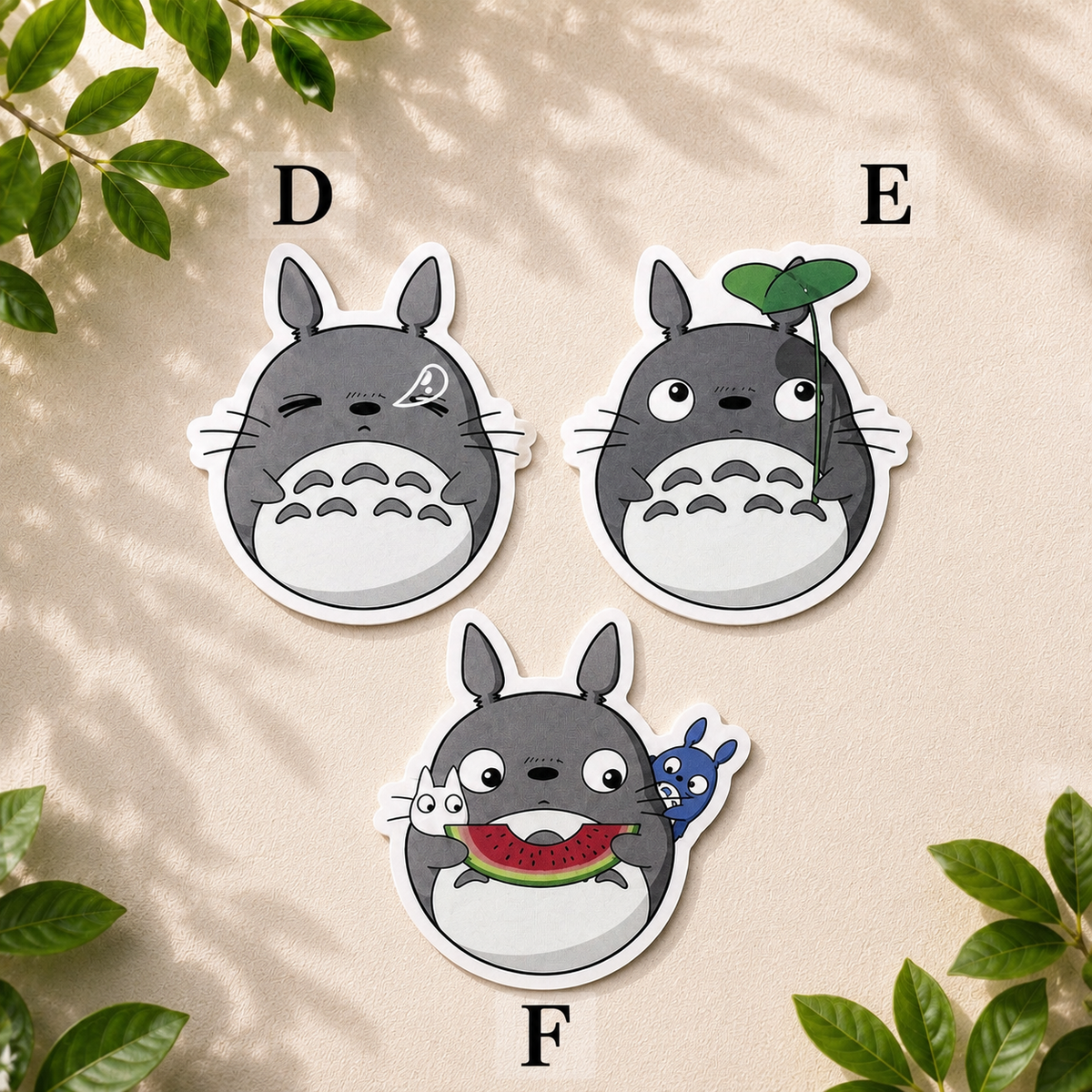 Totoro Sticker – Anime Aufkleber für Laptop & Handy