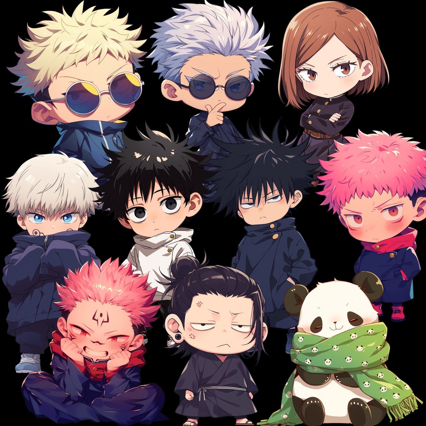 Jujutsu Kaisen Hologramm Sticker/Aufkleber