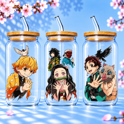 Demon Slayer Trinkglas | Anime Glas