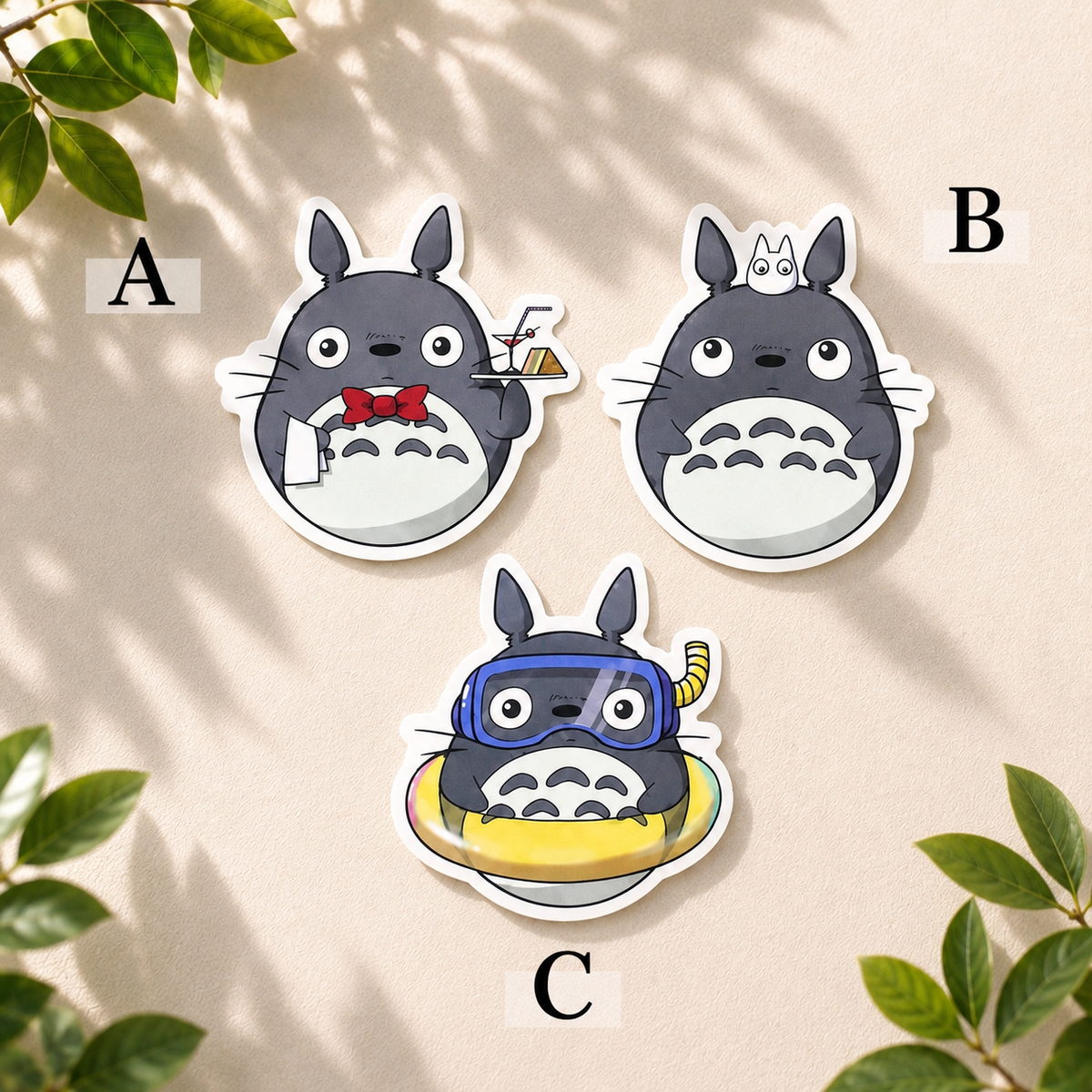 Totoro Sticker – Anime Aufkleber für Laptop & Handy