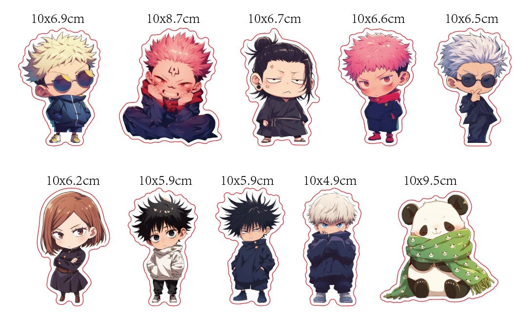 Jujutsu Kaisen Hologramm Sticker/Aufkleber