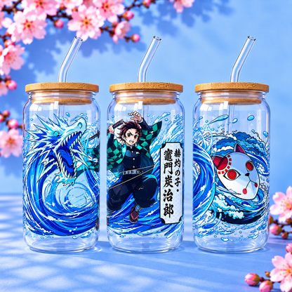Demon Slayer Trinkglas | Anime Glas
