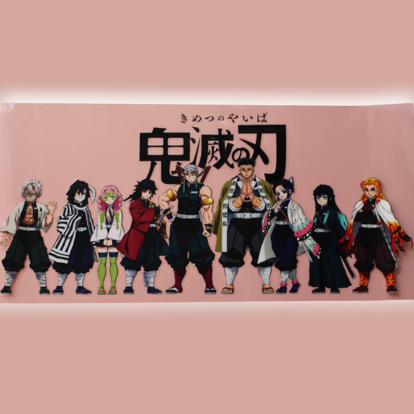 Trinkglas mit Bambus Deckel und Glasstrohhalm | Anime Trinkglas |  Demon Slayer Trinkglas | Trinkbecher | Nezuko| Tanjiro | 560ml | 18 uz.