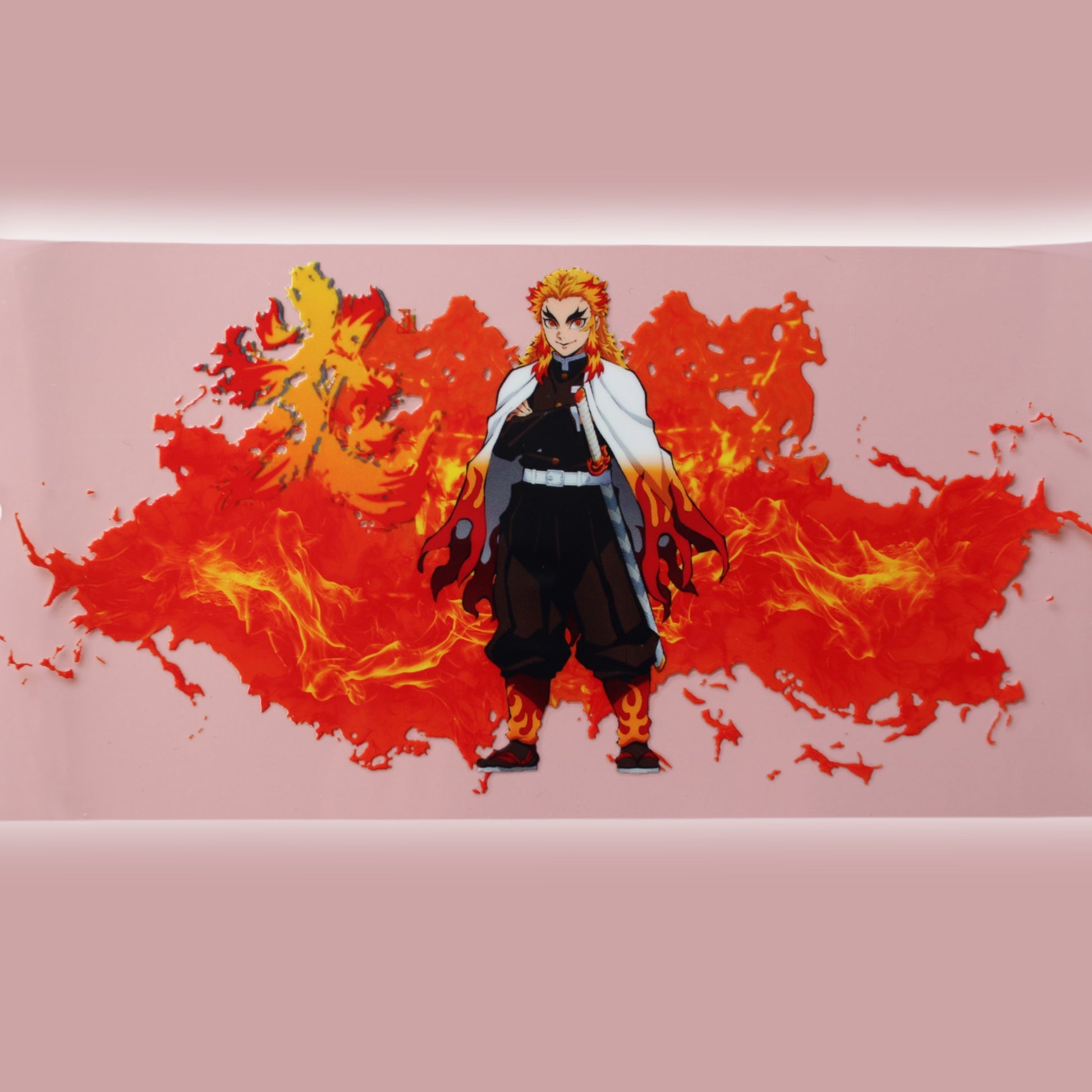 Trinkglas mit Bambus Deckel und Glasstrohhalm | Anime Trinkglas |  Demon Slayer Trinkglas | Trinkbecher | Nezuko| Tanjiro | 560ml | 18 uz.