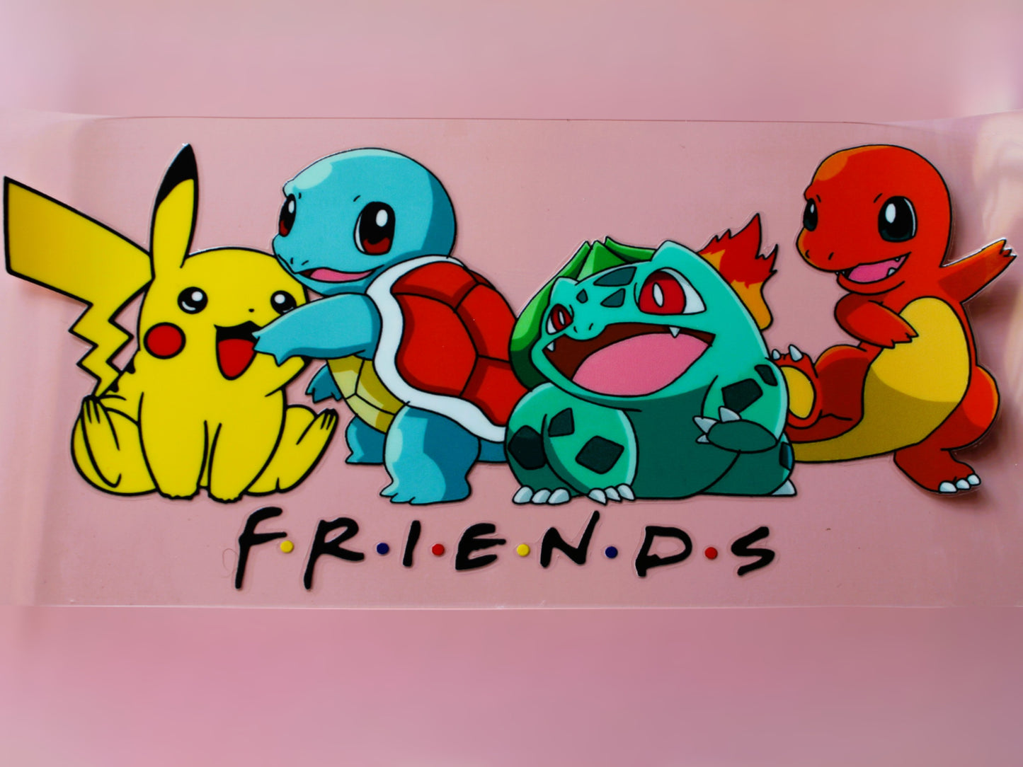 Trinkglas mit Bambus Deckel und Glasstrohhalm | Anime Trinkglas | Pokémon Trinkglas | Pikachu | Bisasam| Glumanda| Pokémon | 560ml | 18 uz.